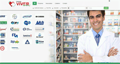 Desktop Screenshot of farmaciasvivermais.com.br