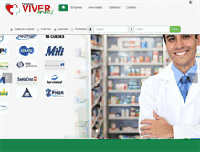 Tablet Screenshot of farmaciasvivermais.com.br